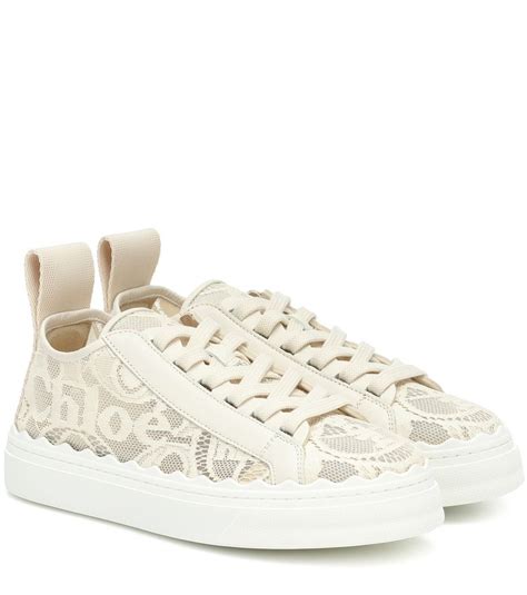 chloe sneaker spitze|chloe lace sneakers.